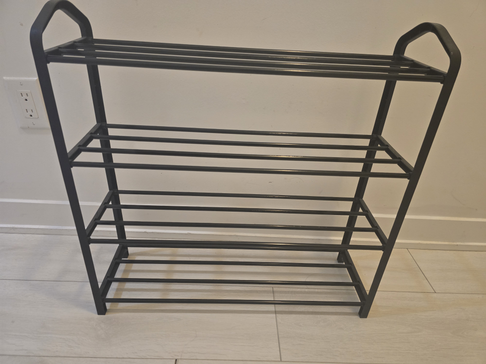 Black Shoe Rack