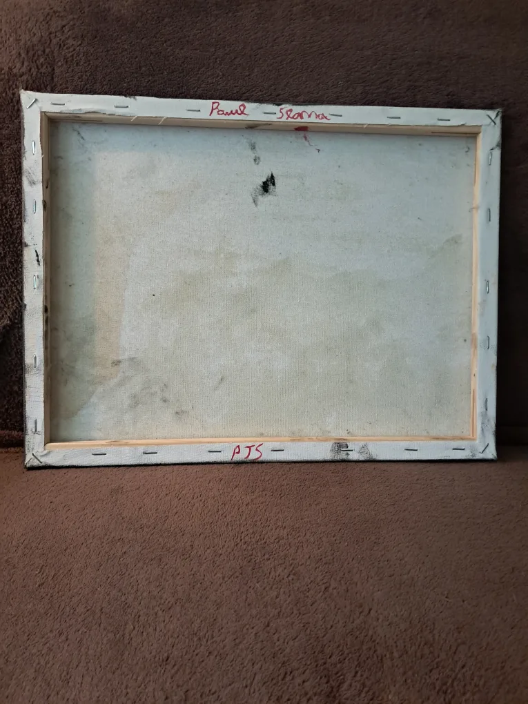 Original Painting - Night Sky Mountains image indicator(4)