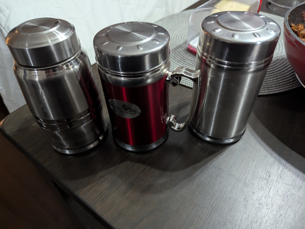 3x Thermos Travel Mugs