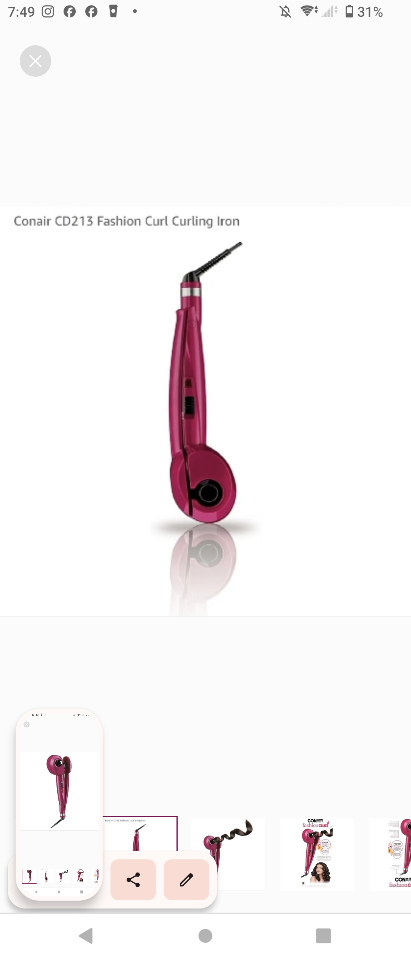 Conair CD213 Fashion Curl Curling Iron - photo 2