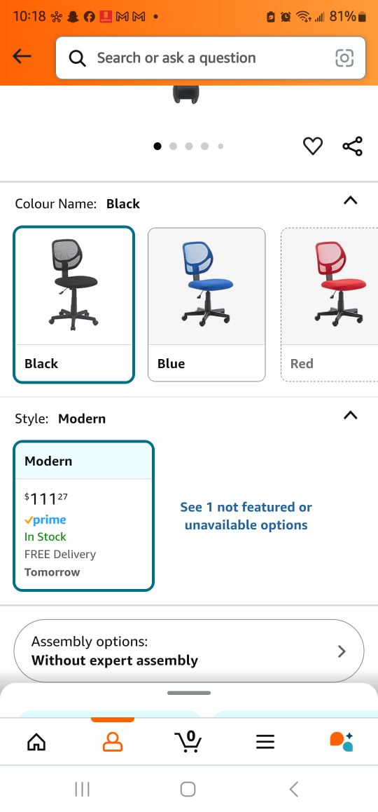 Black Mesh Office Chair - photo 3