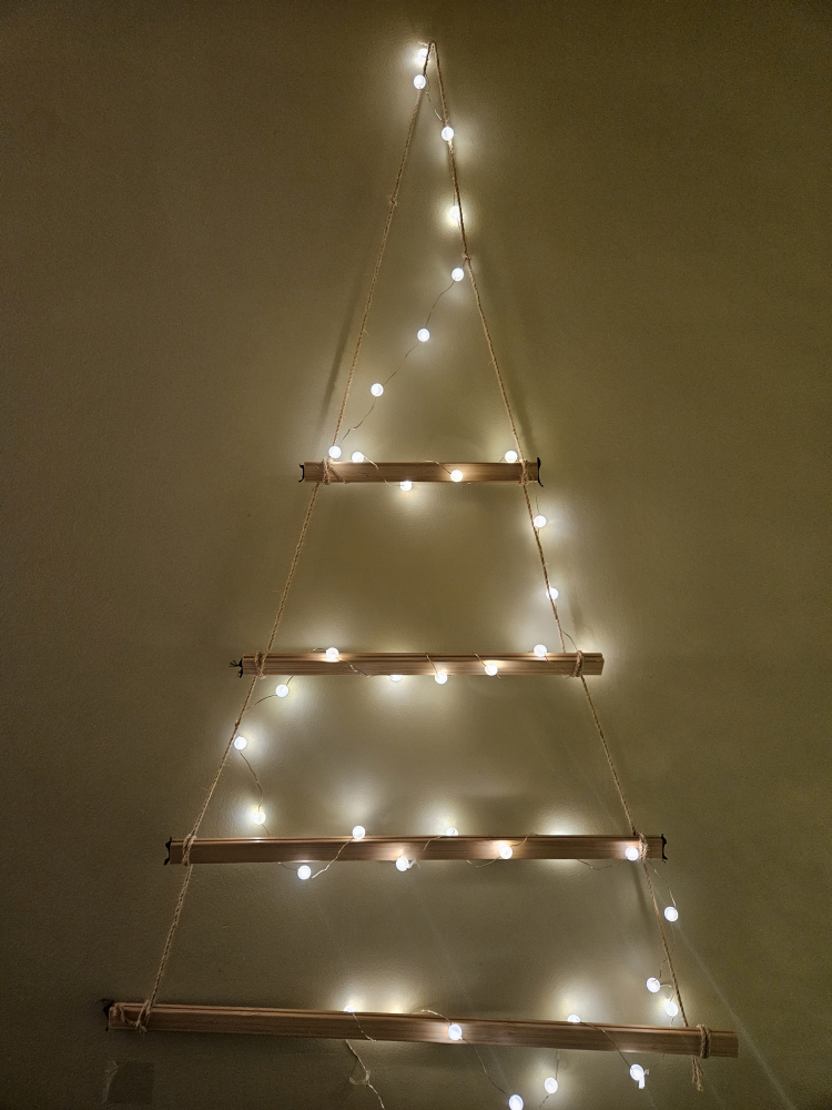 Wooden Hanging Christmas Tree