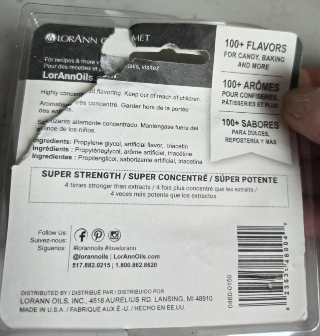 Lorann Oils Cotton Candy Flavouring image indicator(2)