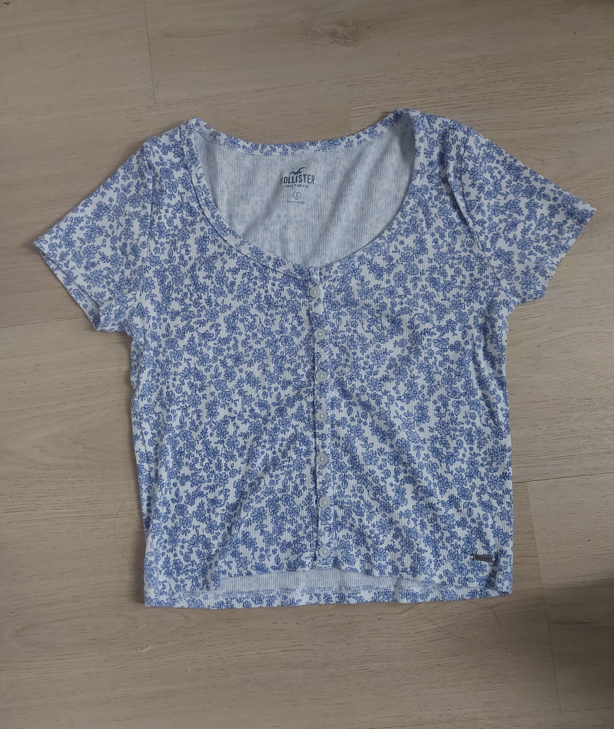 Hollister Floral Button Up Top