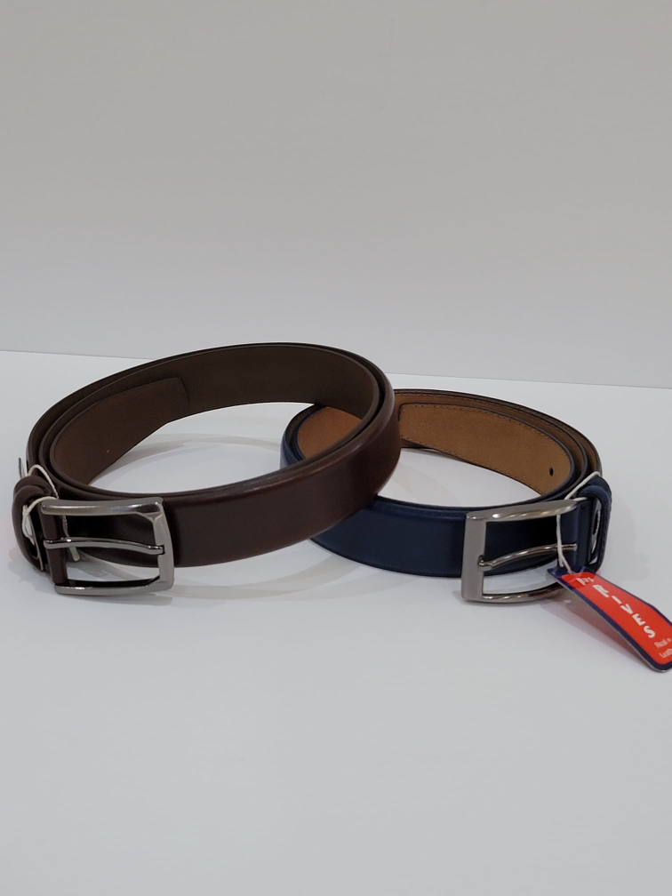 Rives Genuine Leather Belts - Brown and Navy - photo 3