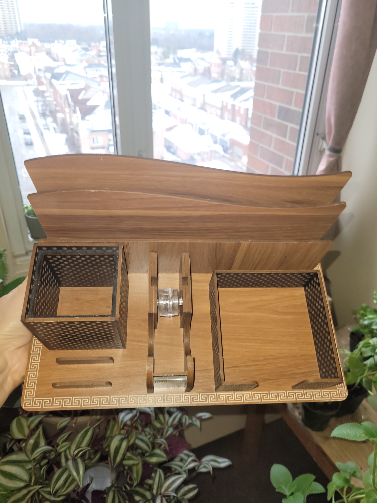 Wooden Desk Organizer