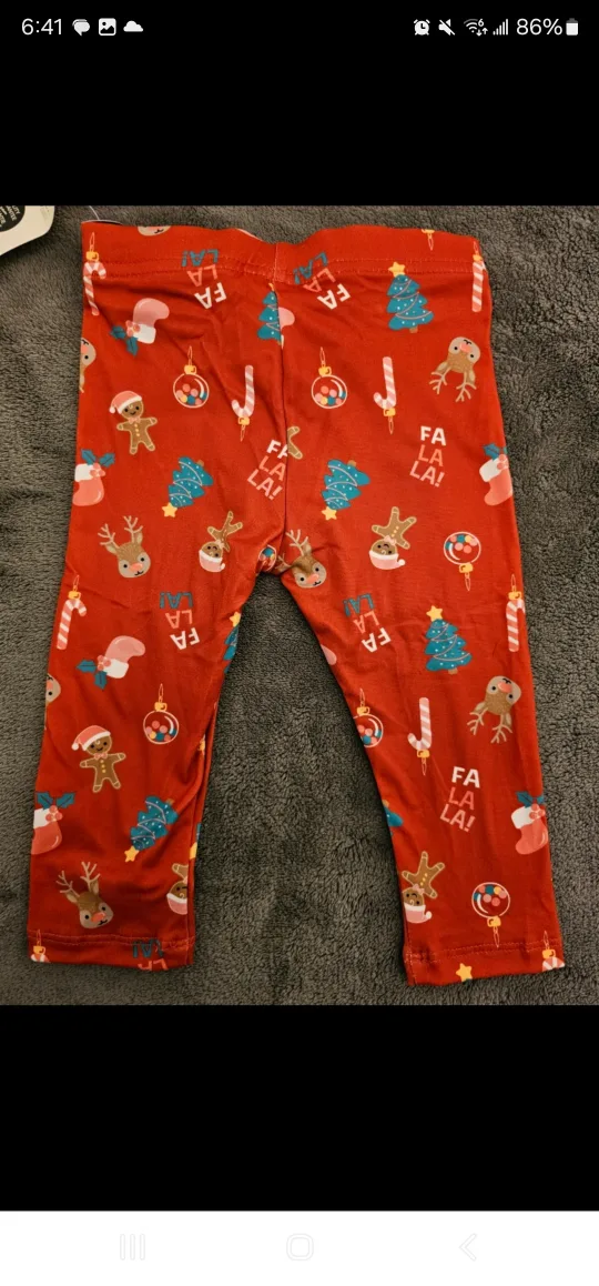 George Baby Girls Christmas Leggings 6-12 Months image indicator(4)