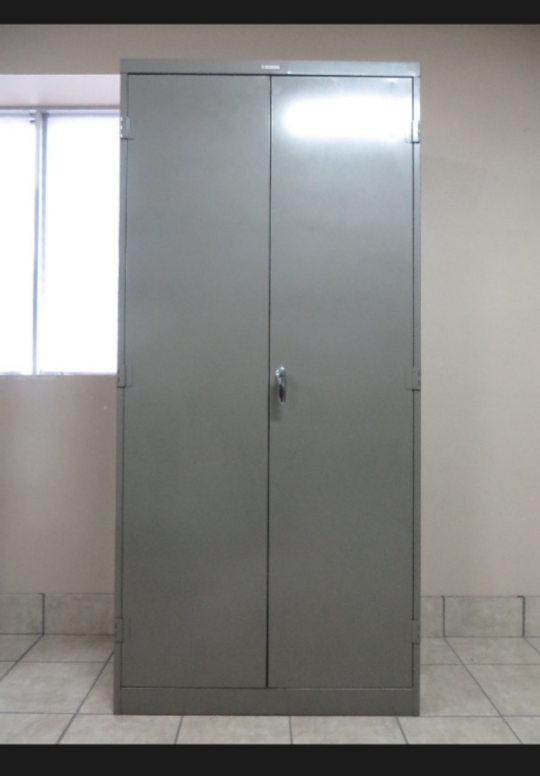 Metal Storage Cabinet with Lock and Key - photo 2