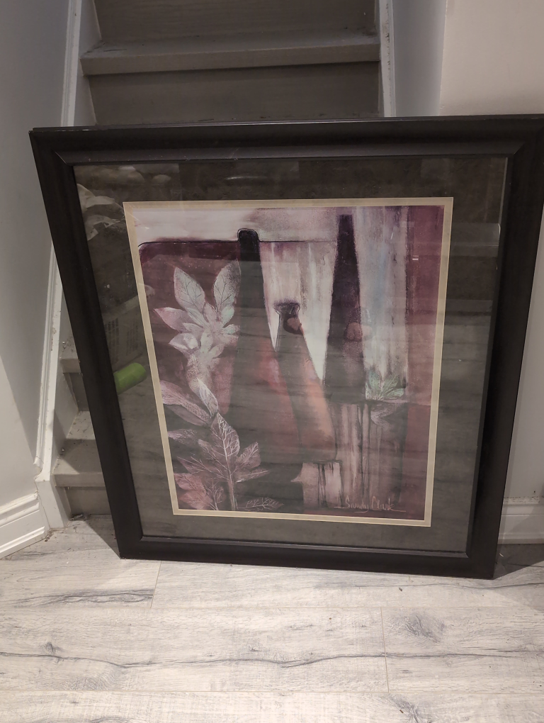 Framed Abstract Art Print - photo 2