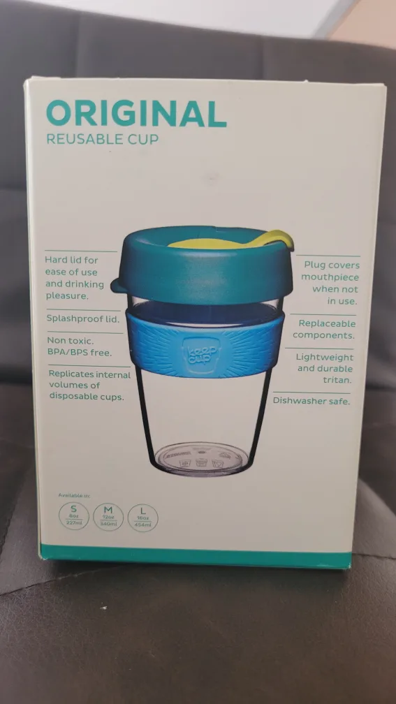 KeepCup Original Reusable Cup - Black - 12oz (340ml) image indicator(2)