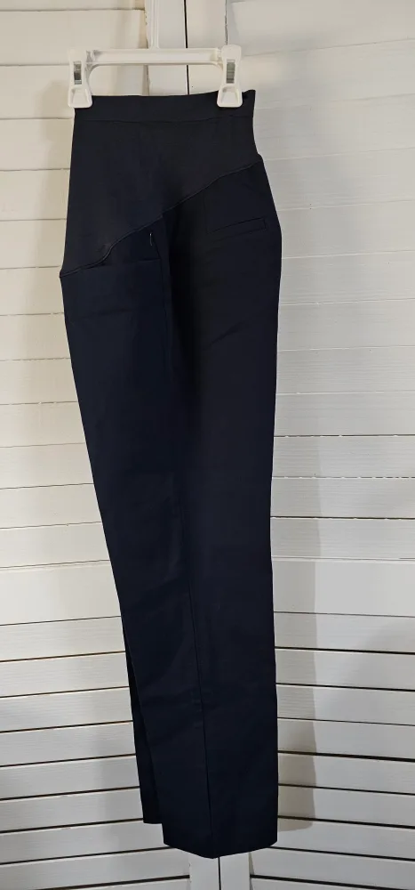 New brand Maternity stretchy Pants on waist and all the way down image indicator(4)