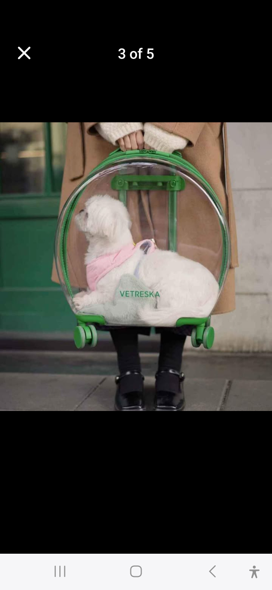 Pet Carrier Rolling Travel Bag - photo 3