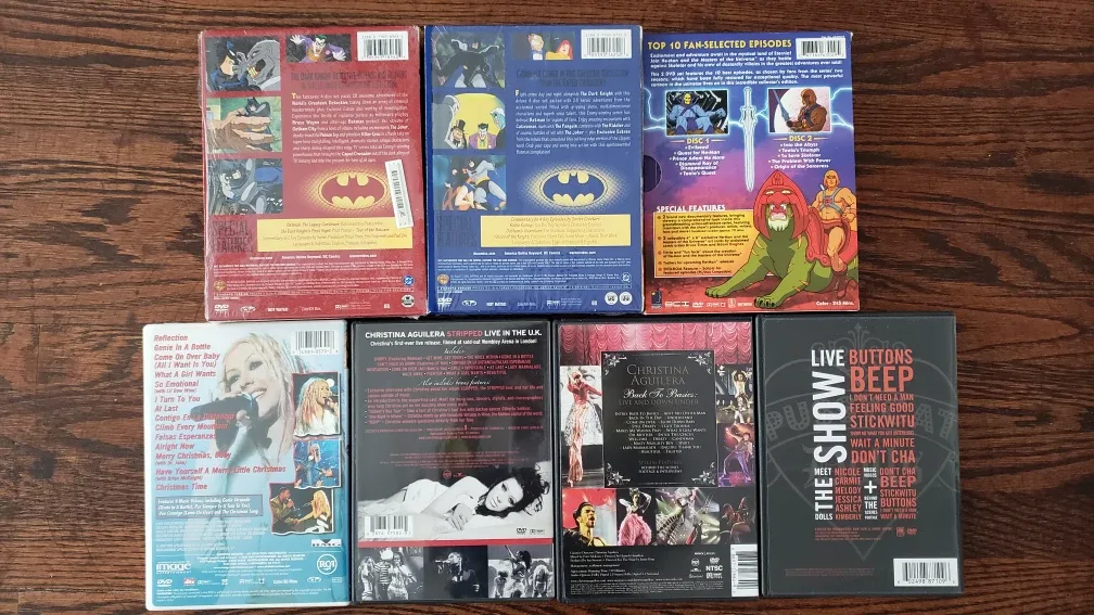 51 DVDs & 7 Blu-Ray Movies (Like New) image indicator(8)