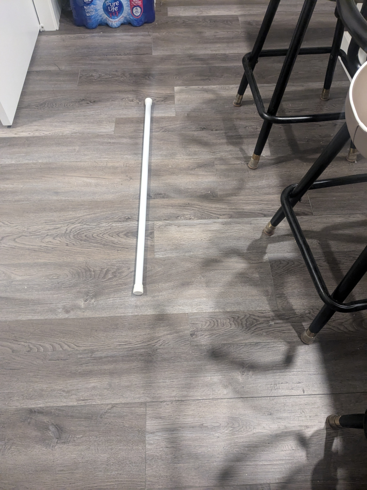 Adjustable Tension Curtain Rod / Shower Rod - photo 2