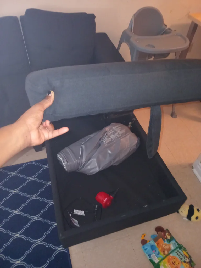 Black Sectional Sofa( NEED GONE ASAP) image indicator(2)