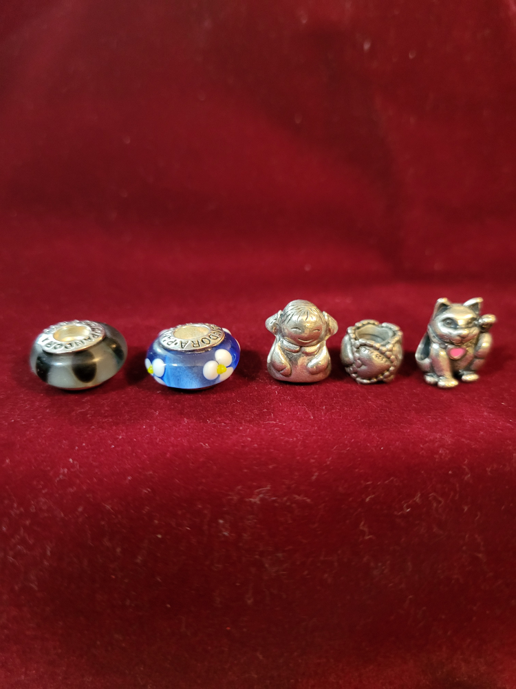 5 Pandora Charms