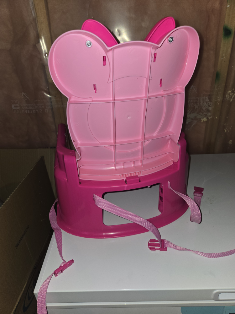 Girls Minnie Mouse Booster Seat W/Tray - photo 3