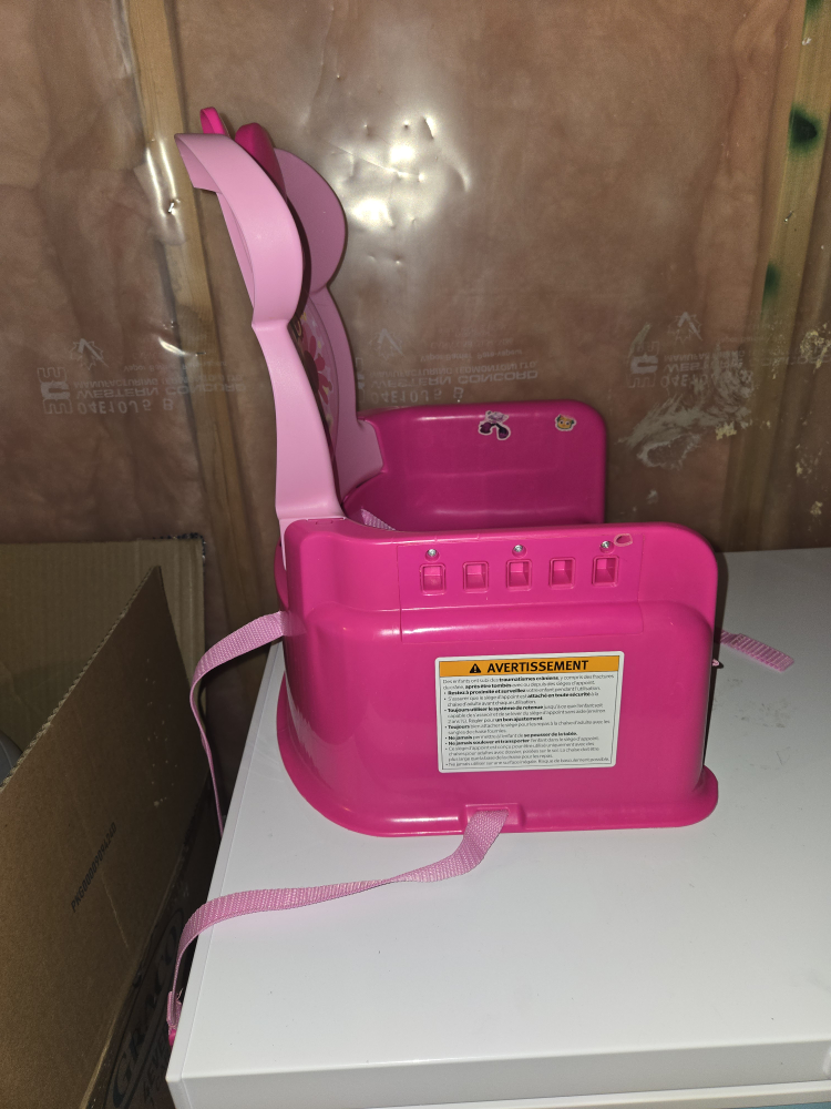 Girls Minnie Mouse Booster Seat W/Tray - photo 4