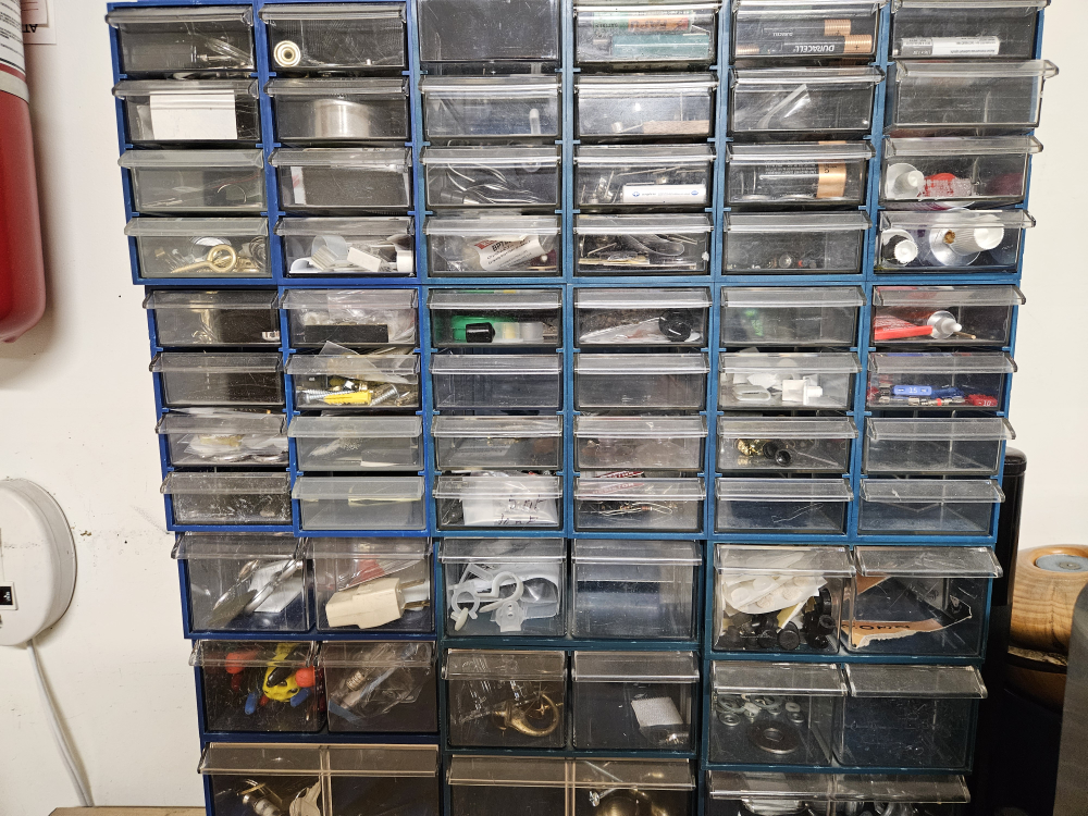Large Plastic Parts Organizer