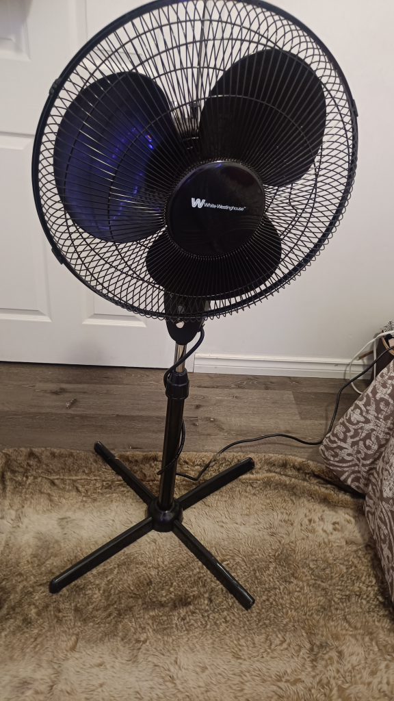 White Westinghouse Stand Fan