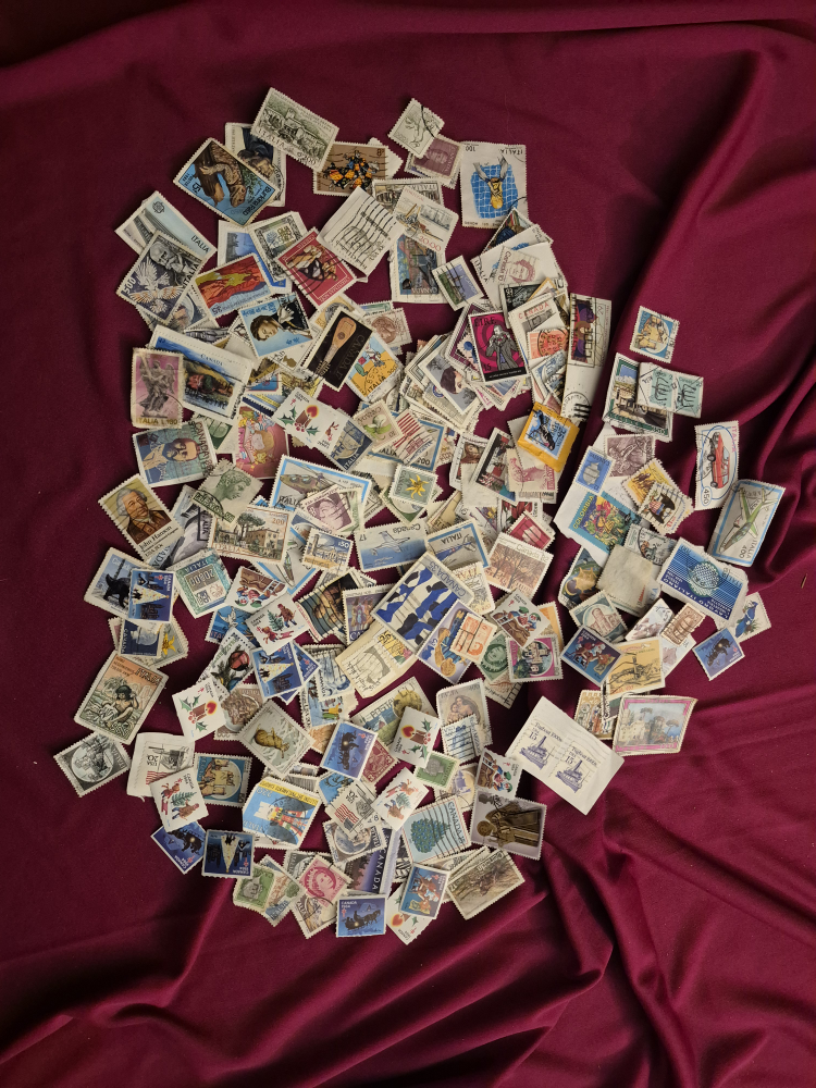 Vintage Foreign Postage Stamps