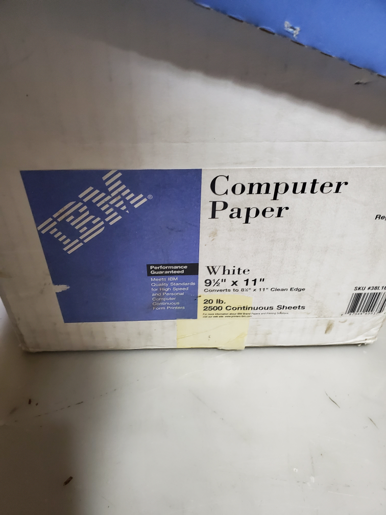 Paper for dot matrix okidata continuous printers - photo 2