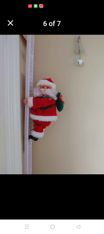 Singing and Climbing Santa Claus Christmas Decoration - photo 3