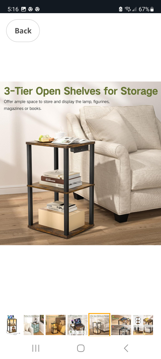 Two 3-Tier Open Shelves for Storage