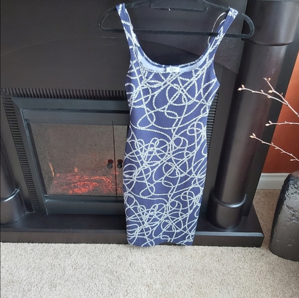 Zara Nautical Rope Print Dress