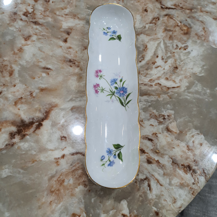 Aristocrat Bone China Floral Serving Dish