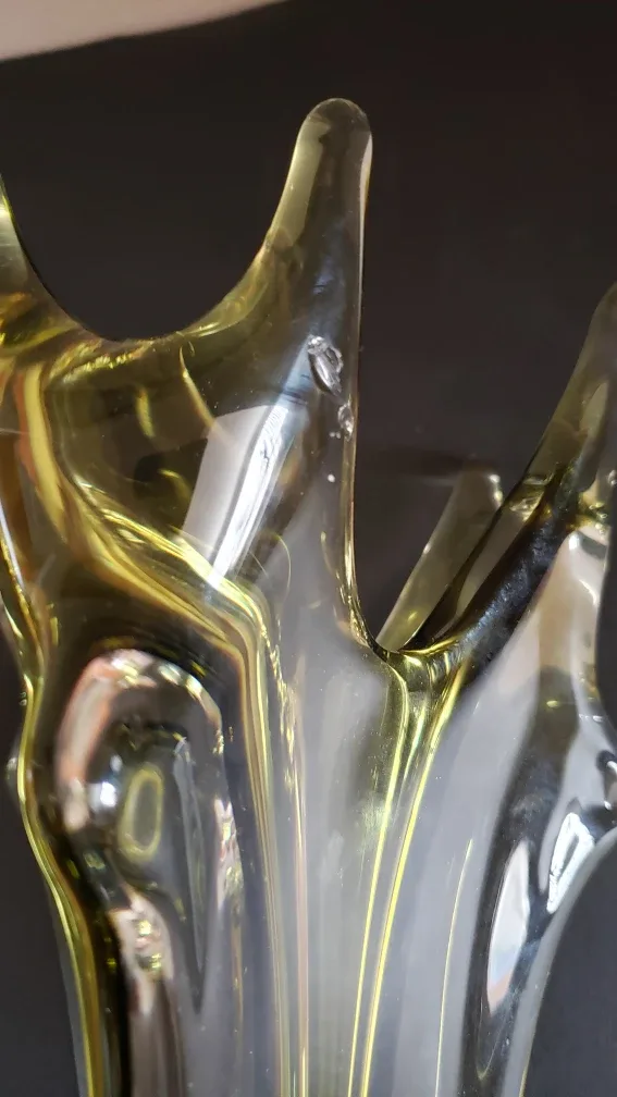 Mid Century Modern Glass Vase chalet image indicator(2)