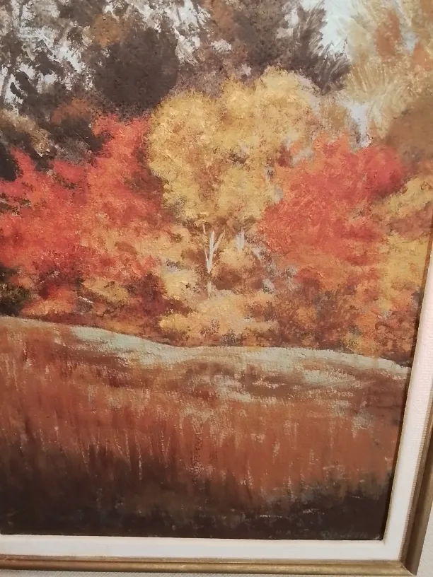 "Autumn" by Walter Goforth Framed Oil Painting On Board 21" image indicator(5)