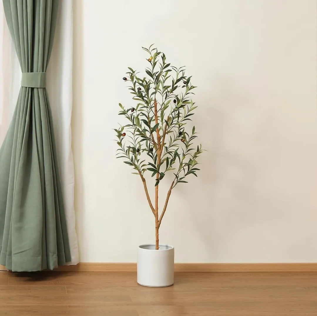 4 ft Artificial Olive Tree image indicator(6)
