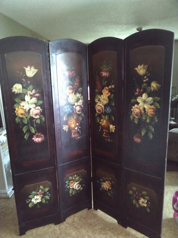 Four Panel Room Divider.