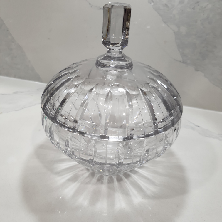 Crystal Candy Dish with Lid