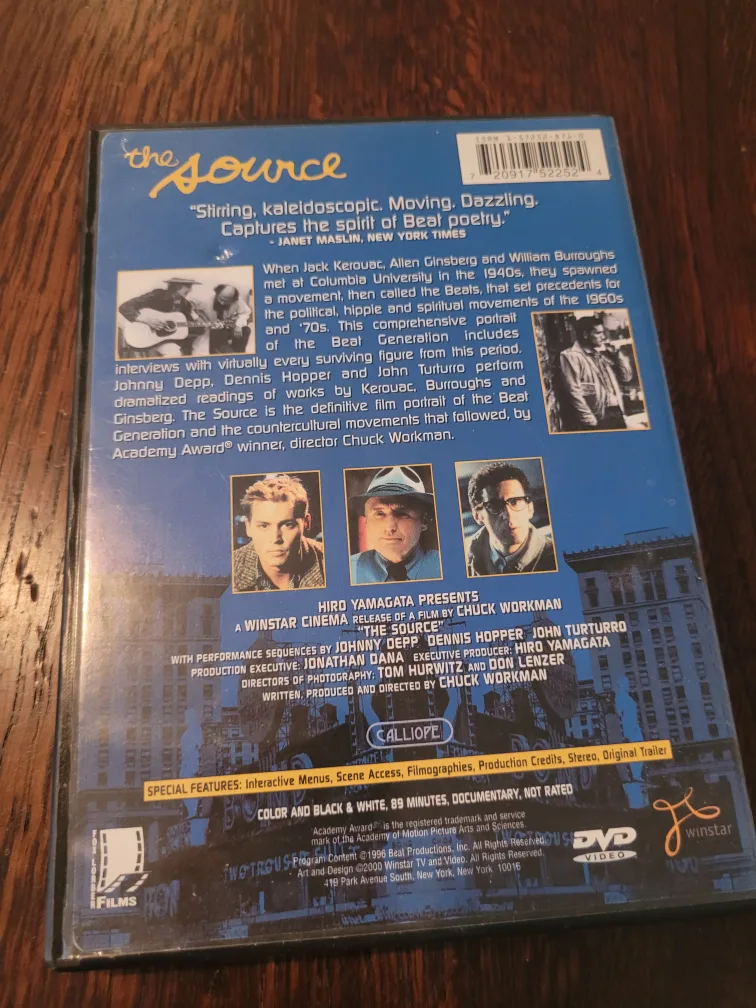 The Source DVD - Johnny Depp, Dennis Hopper, John Turturro image indicator(2)