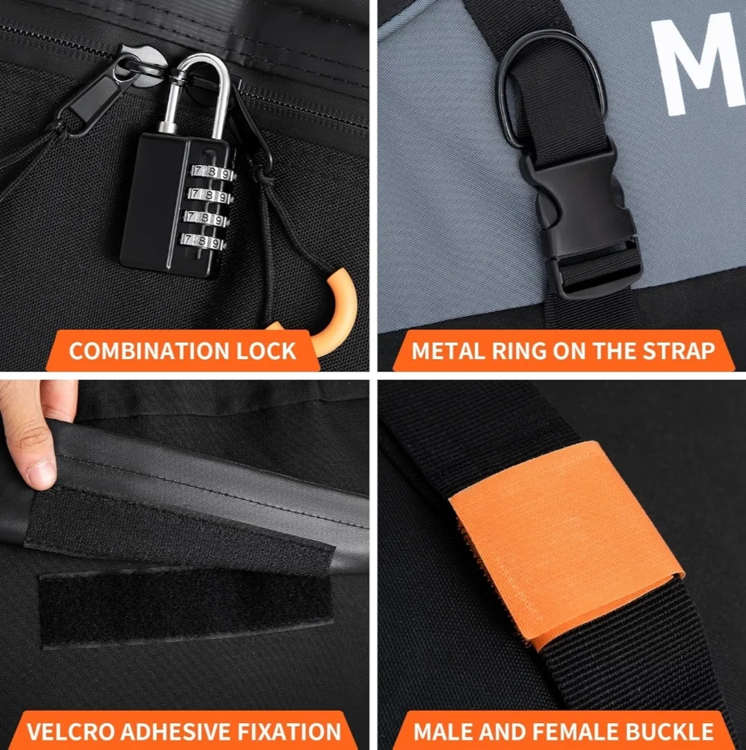 Rooftop Cargo Carrier 15 Cubic Ft, Waterproof with Anti Slip Mat image indicator(8)