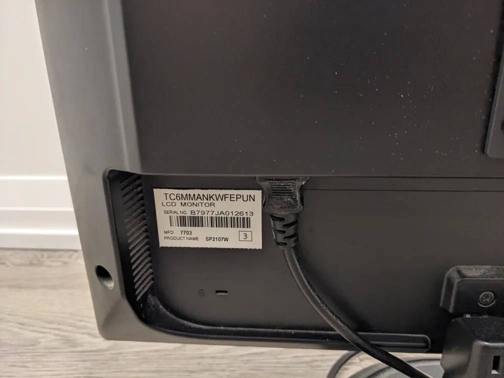 21" LCD Monitor (VGA) image indicator(2)