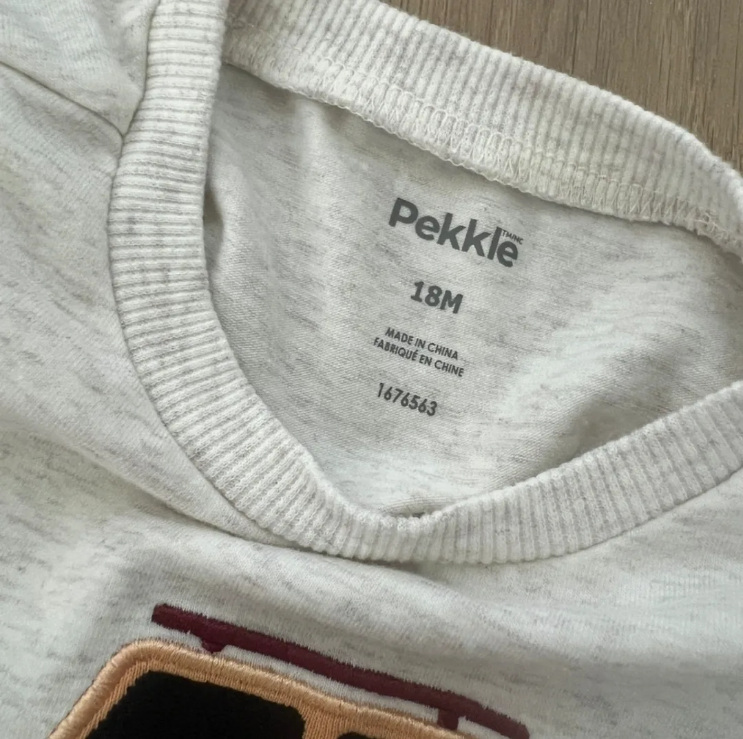 Pekkle lion Romper + truck t shirt 18M image indicator(4)