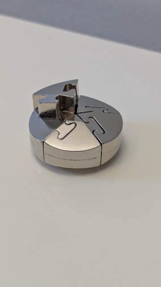 Hanayama Cast Metal Puzzle Spiral image indicator(2)