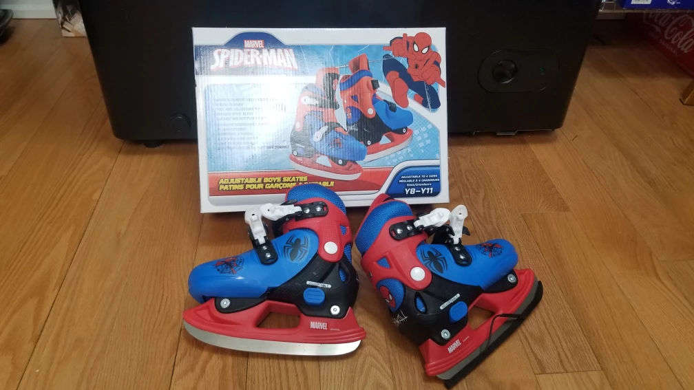 Marvel Spiderman Adjustable Boys Skates