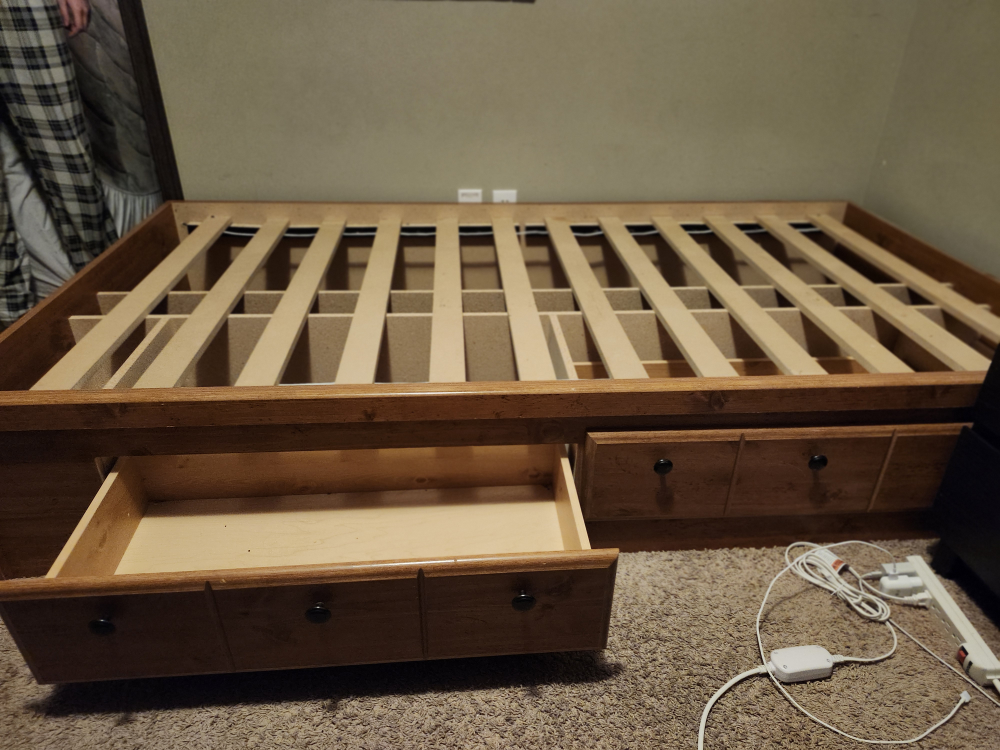 Twin Size Captains Bed Storage Frame - photo 3
