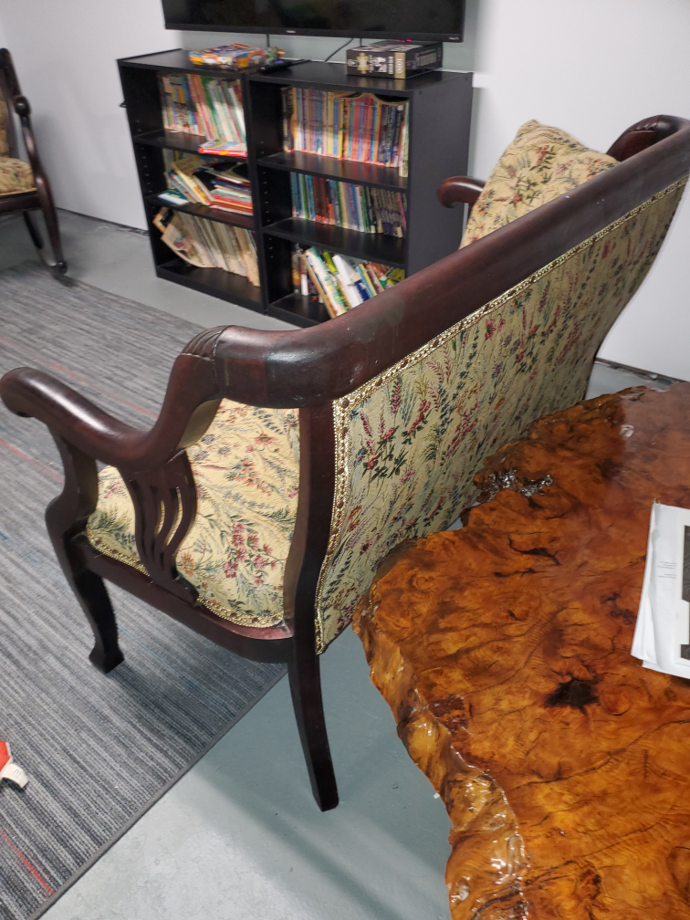 Antique Love Seat and Two Matching Chairs - photo 5