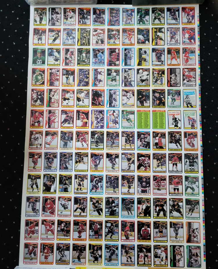 1990-91 O-Pee-Chee Uncut Hockey Card Set image indicator(7)