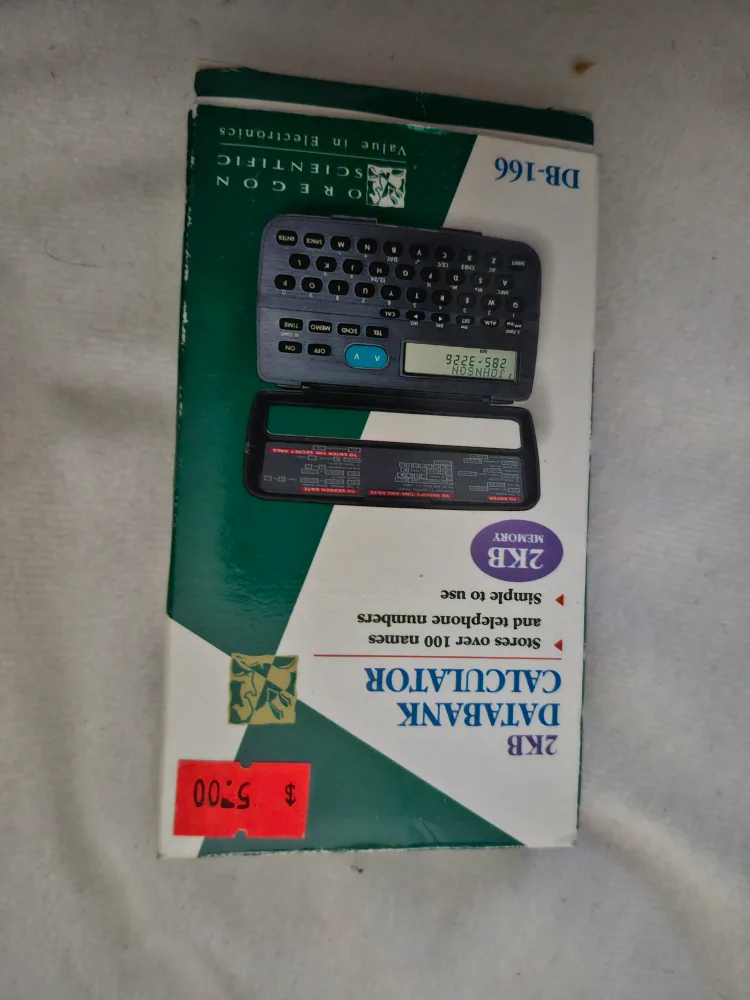 free Oregon Scientific 2KB Databank Calculator #freecycle image indicator(6)