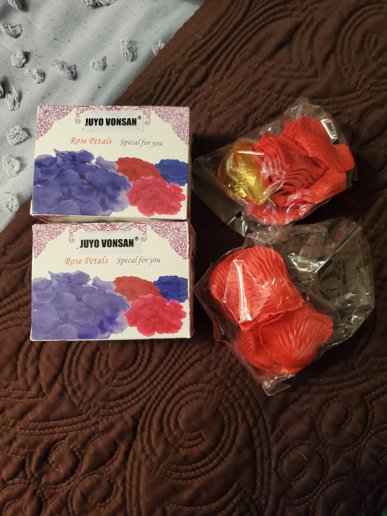 2 Boxes of Rose Petals