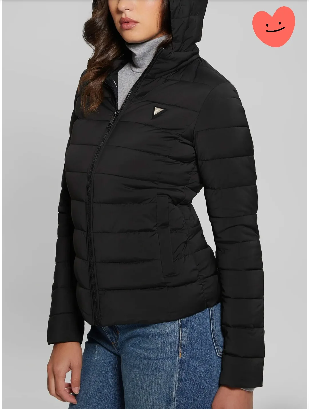 Guess Ladies Diann Light Puffer Jacket - size L image indicator(2)