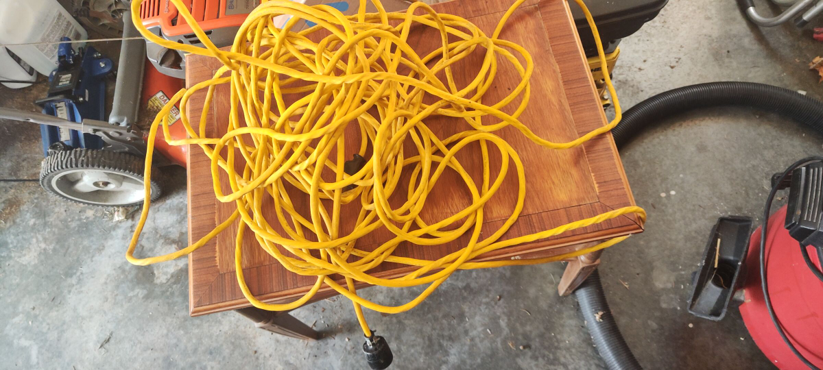 Yellow Extension Cord