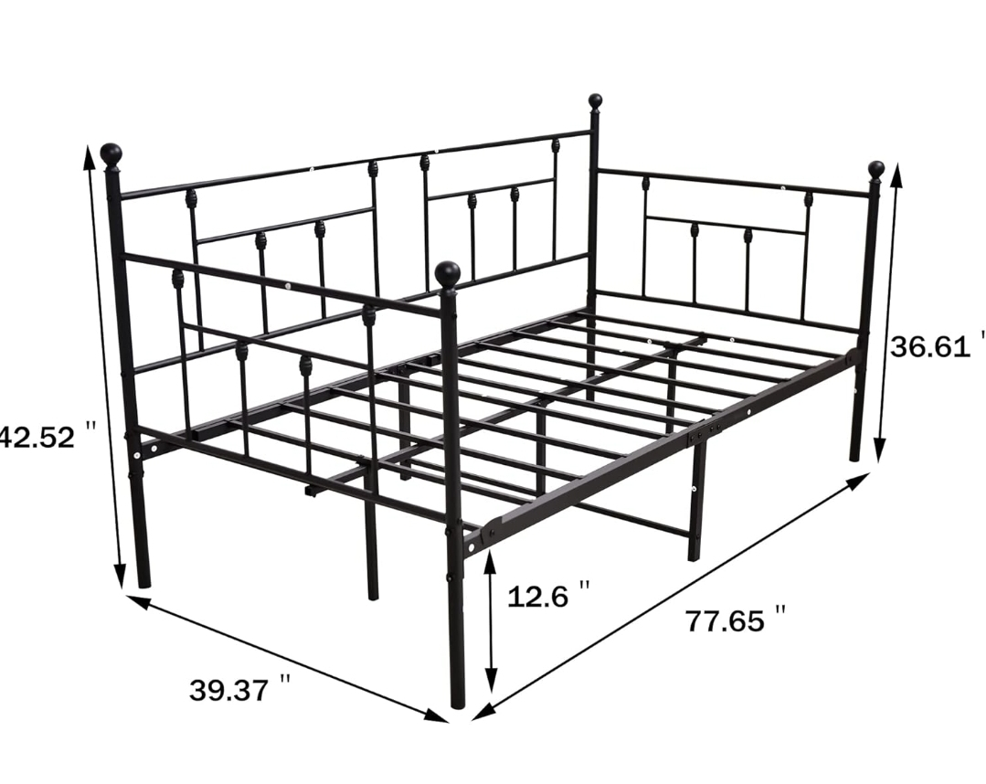 Metal Daybed Frame - photo 2