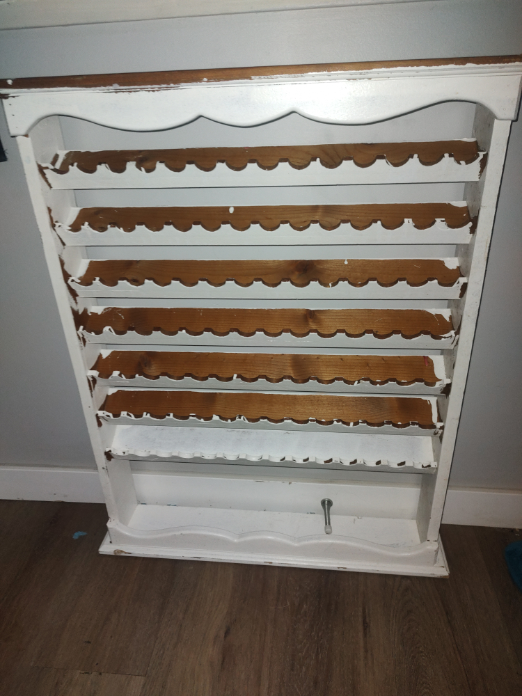 Vintage Wooden Wine Rack